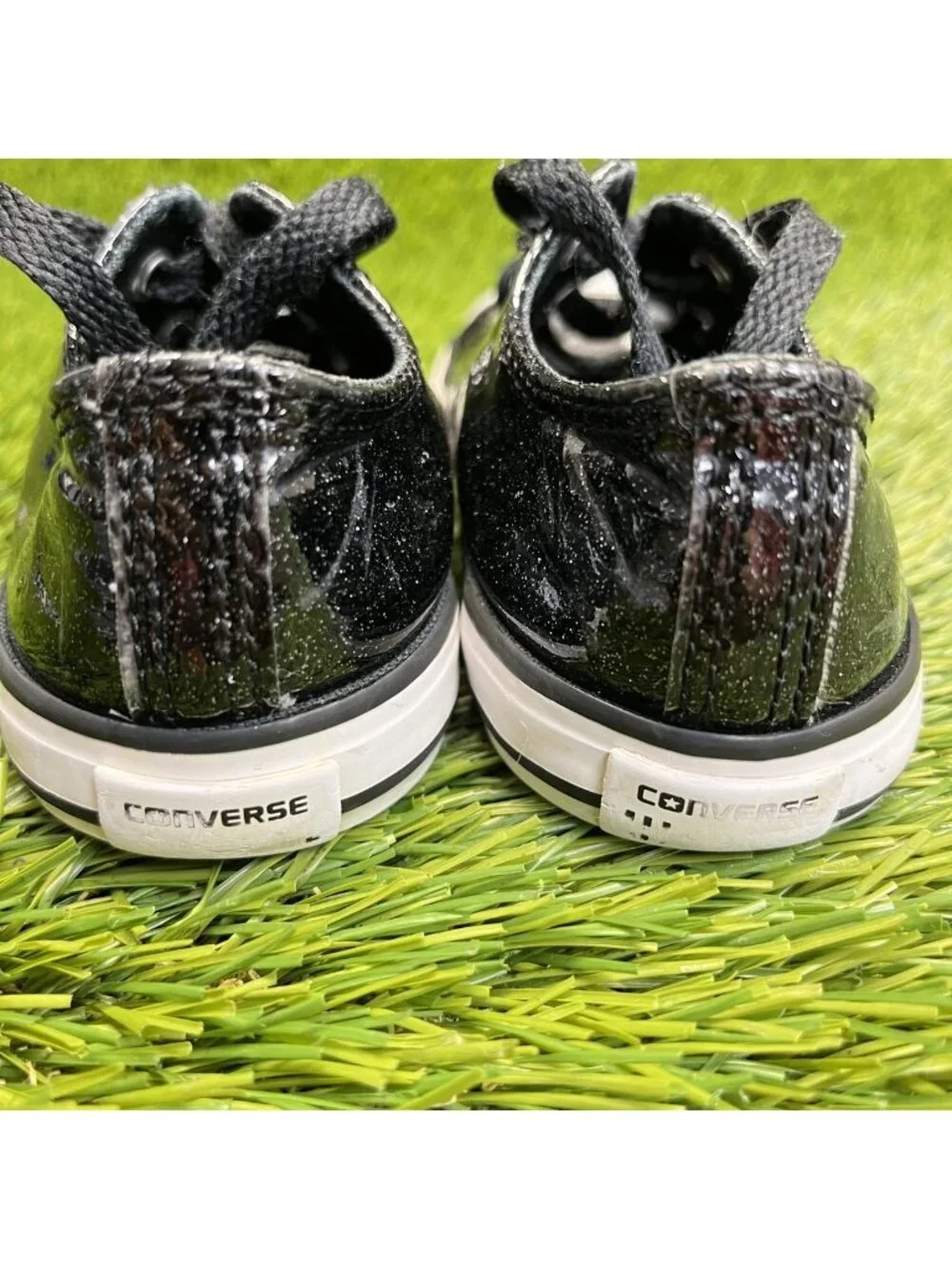 Converse Chuck Taylor All Star OX Boys Size 8C Black Athletic Shoes Sneakers